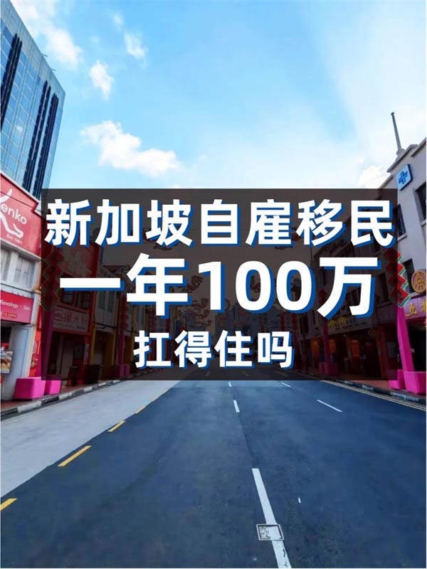 新加坡移民，一年100萬扛得住嗎？