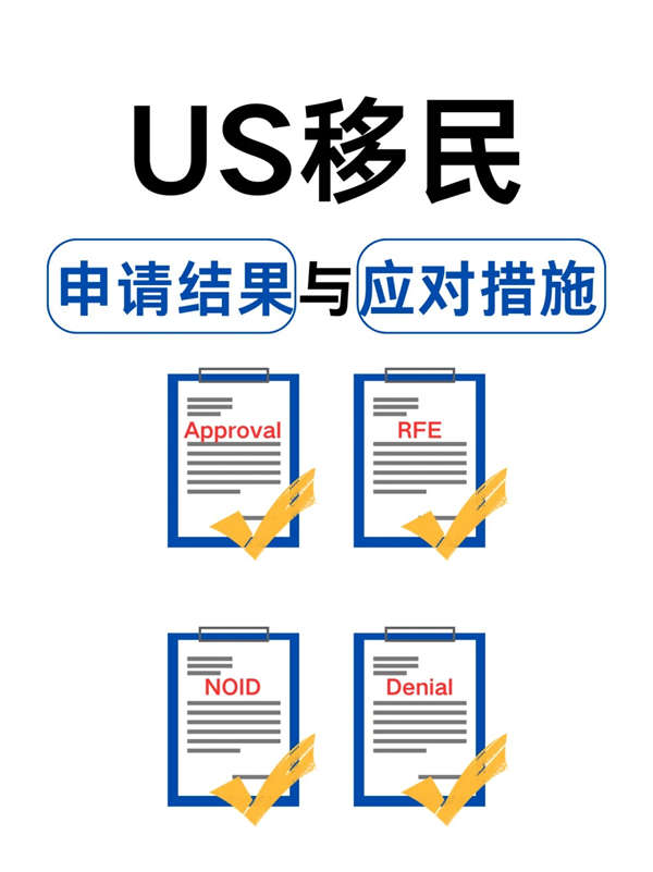 美國(guó)移民申請(qǐng)結(jié)果與應(yīng)對(duì)措施