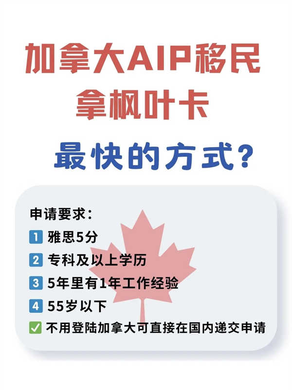 加拿大大西洋AIP移民，拿楓葉卡最快？
